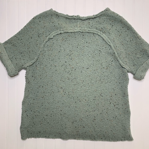 Free People Mint Green Speckled Sweater - Picture 10 of 16